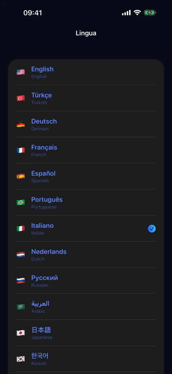 Parla la tua lingua
